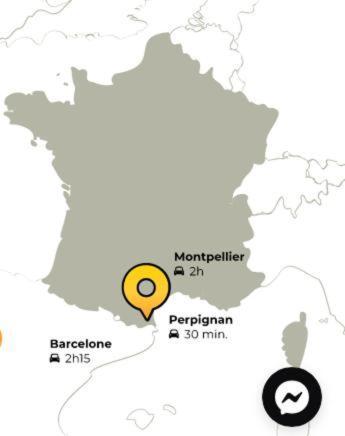 Appartement de maison Le Boulou centre ville-reservation nuit ou semaine pour 2 adultes-2 enfants Extérieur photo